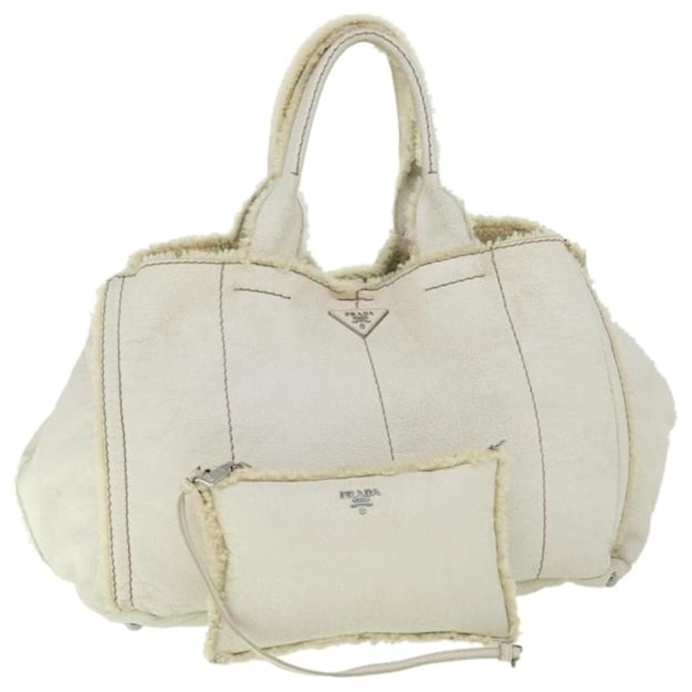 Prada Tote Bag with Sheep Fur
